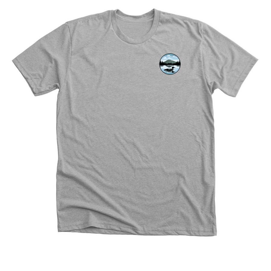 Mirror Lake Merchandise, a Athletic Heather Premium Unisex Tee