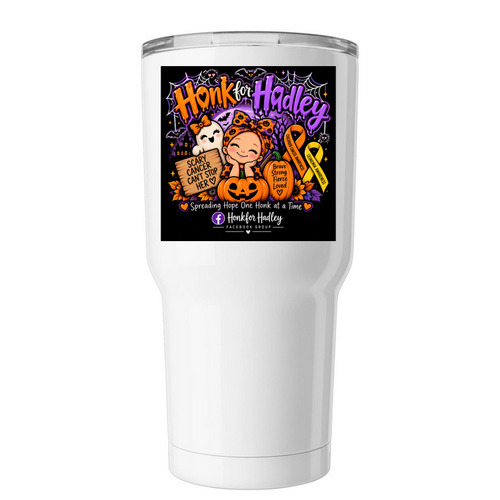 Halloween Tumblers, a White Insulated Tumbler