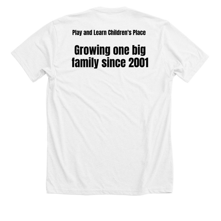 Color Me Tee, a Solid White Blend Premium Unisex Tee (back-view)