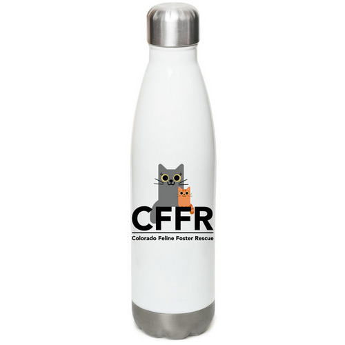 CFFR Water Bottles, a White Stainless Steel Water Bottle