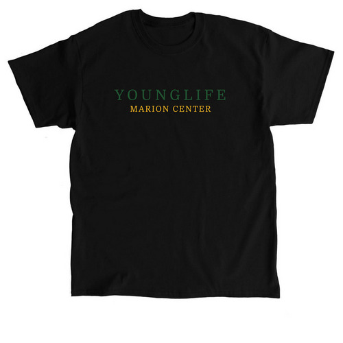 Basic Design YL x Marion Center, a Black Classic Unisex Tee