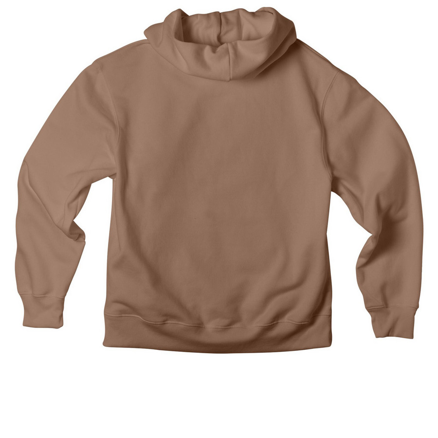 Union Culture, a Vintage Brown Premium Heavyweight Pullover Hoodie (back-view)