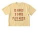 Know Your Farmer, a Butter Comfort Colors Boxy Tee