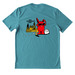 OFH3 Logo On Back, a Oceanic Teal Allmade Heavyweight Recycled Cotton Tee (back-view)