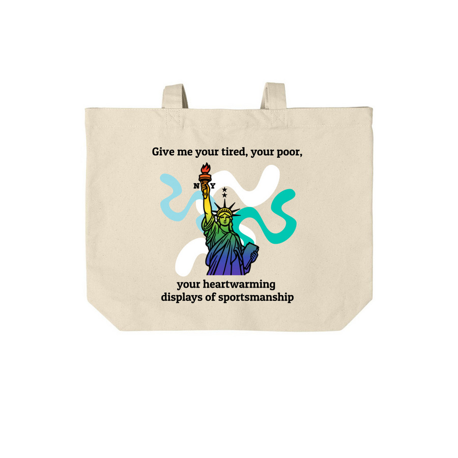 Support the Center NYC, a Natural Cotton Canvas Tote Bag