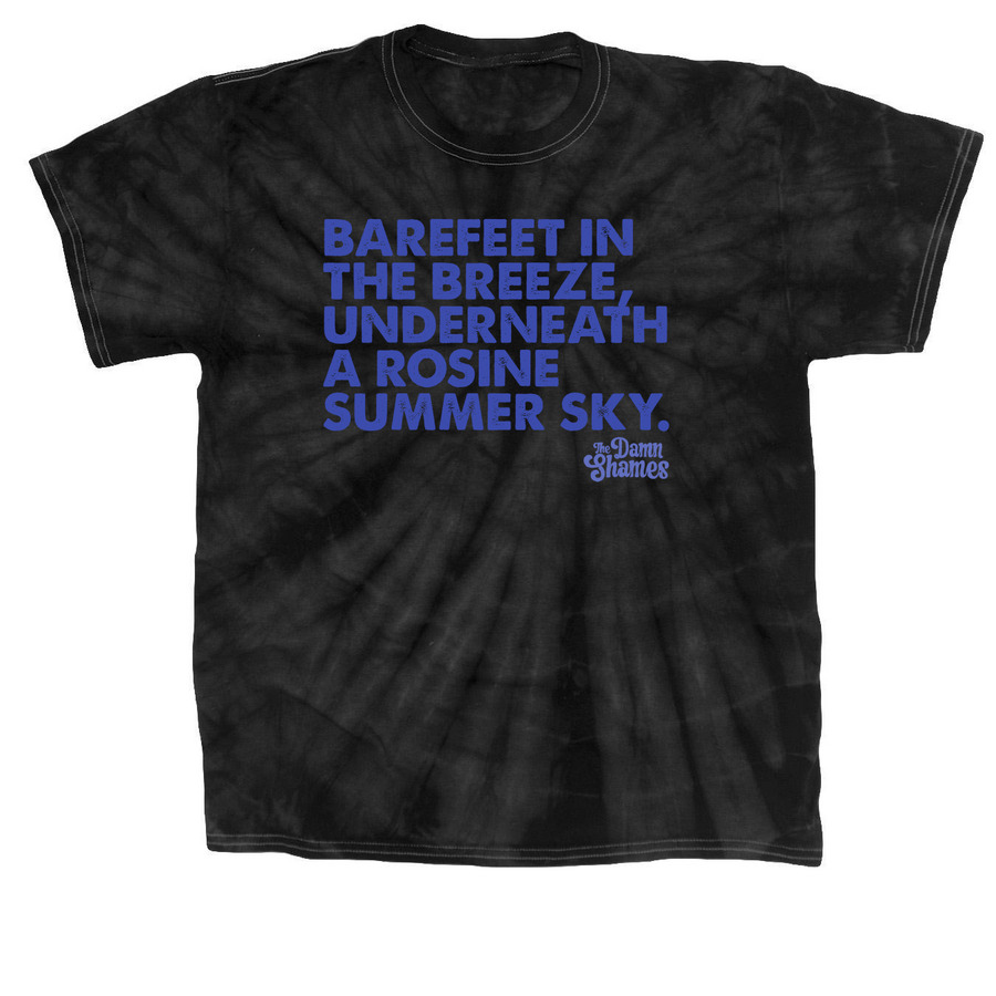 MIDNIGHT RADIO TEE & HOODIE, a Black Classic Tie Dye Tee