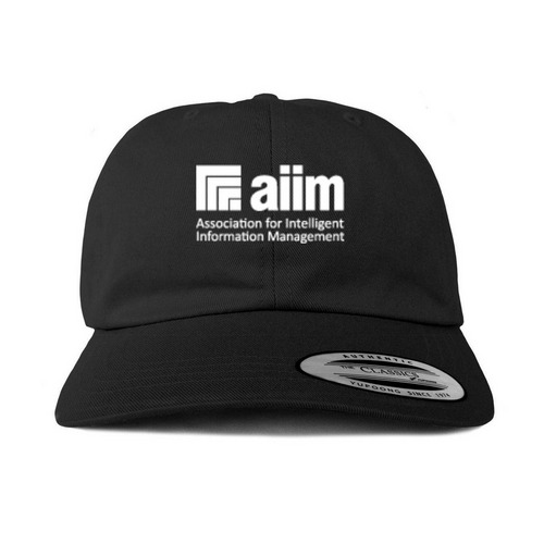 AIIM Hat, a Black Printed Classic Baseball Cap