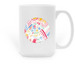 Circle of Hope in Color, a White Large Coffee Mug