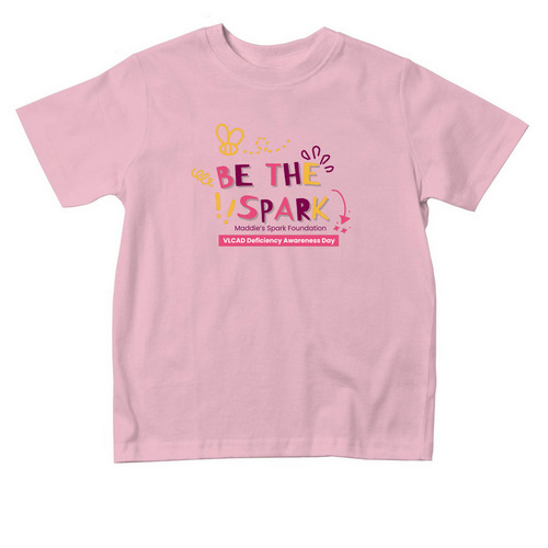 Toddler Girls- VLCAD Deficiency Awareness Day, a Pink Toddler Tee
