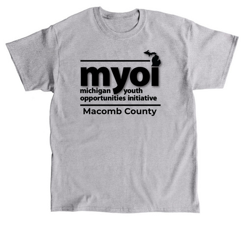 MYOI Macomb Apparel - click for all styles&nbsp;, a Sport Grey Classic Unisex Tee
