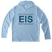 EIS 75th Anniversary UV Performance, a Light Blue UV Performance Long Sleeve Hoodie