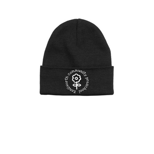 kcp, a Black Printed Base Camp Beanie
