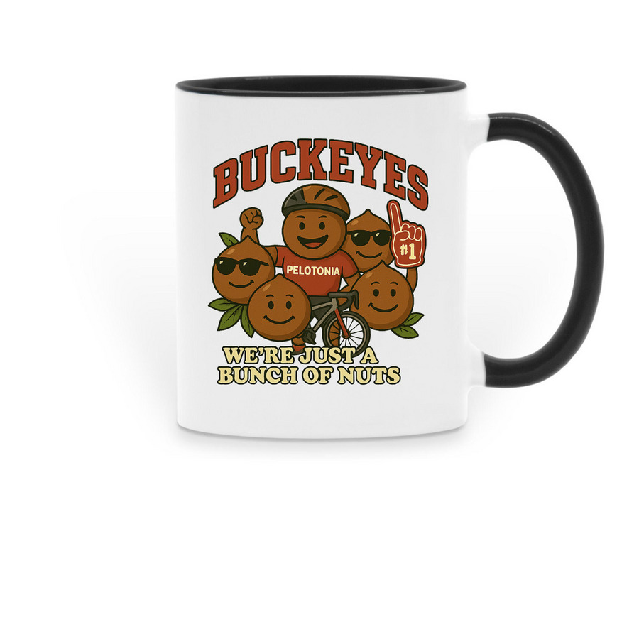Buckeyes, We're Just a Bunch of Nuts- Mug, a Black Two-Tone Ceramic Mug