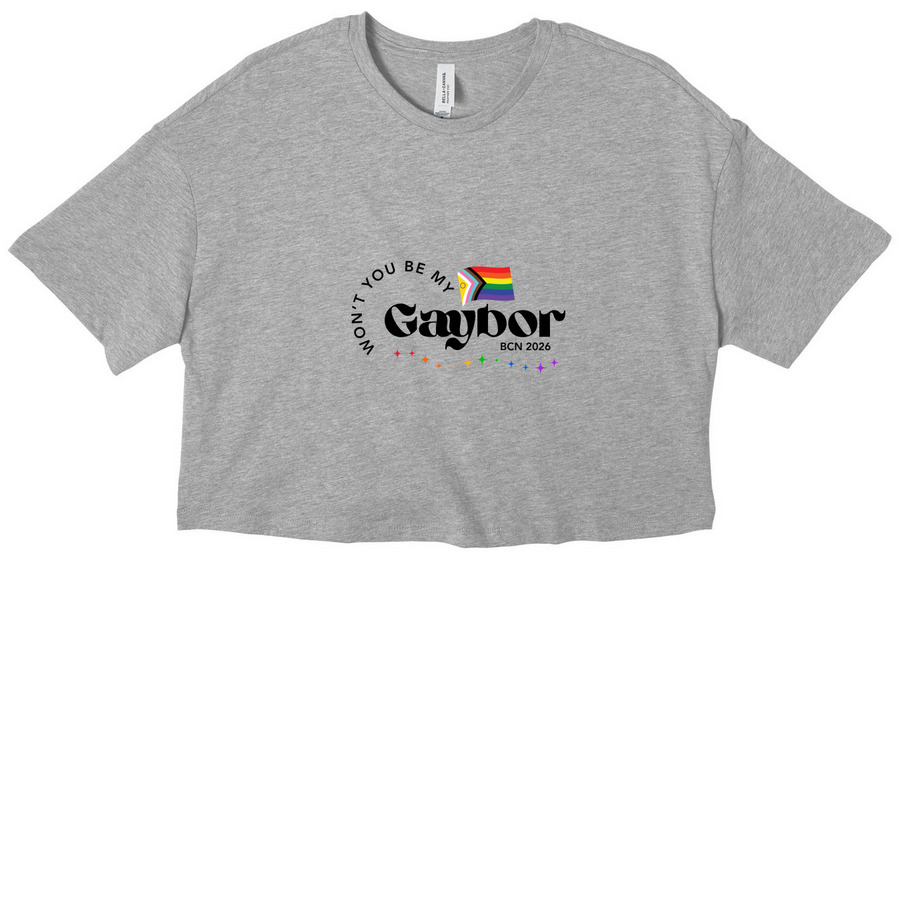 Baker Creek North Pride 2026, a Athletic Heather Women?s Cropped Cotton Tee