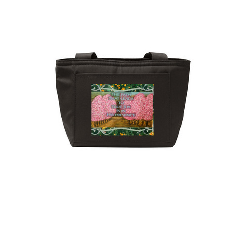 Path to Joy Lunch Tote, a Deep Black Insulated Lunch Tote