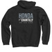 hoodie, a Black Pullover Hoodie (back-view)