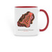 Prairie Dog and Agate Mug, a Red Two-Tone Ceramic Mug