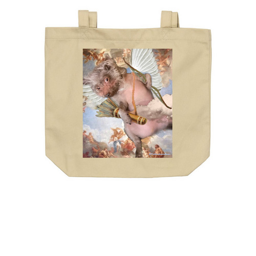 ValenTed's Day Tote, a Oyster Organic Cotton Tote Bag