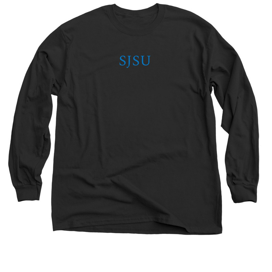 SJSU Health is Wealth, a Black Classic Long Sleeve Tee