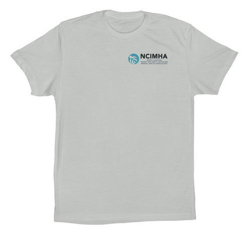 NCIMHA Conference Shirt&nbsp;, a Silver Premium Cotton Tee