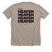 HEAVEN, a Heather Stone Premium Unisex Tee (back-view)