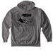 Chicken Tender, a Grey Comfort Colors Pullover Hoodie