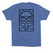 Ocean Declination, a Columbia Blue Premium Cotton Tee (back-view)