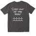 Out of the Boat, a Charcoal Softstyle Cotton Tee (back-view)