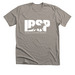 IBSP Fox White Letter - L/SS Tee & Sweatshirt, a Heather Stone Premium Unisex Tee