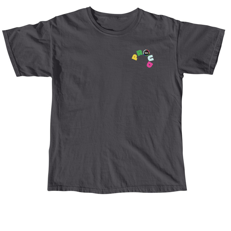 Neurodivergent & Proud, a Graphite Comfort Colors Unisex Tee