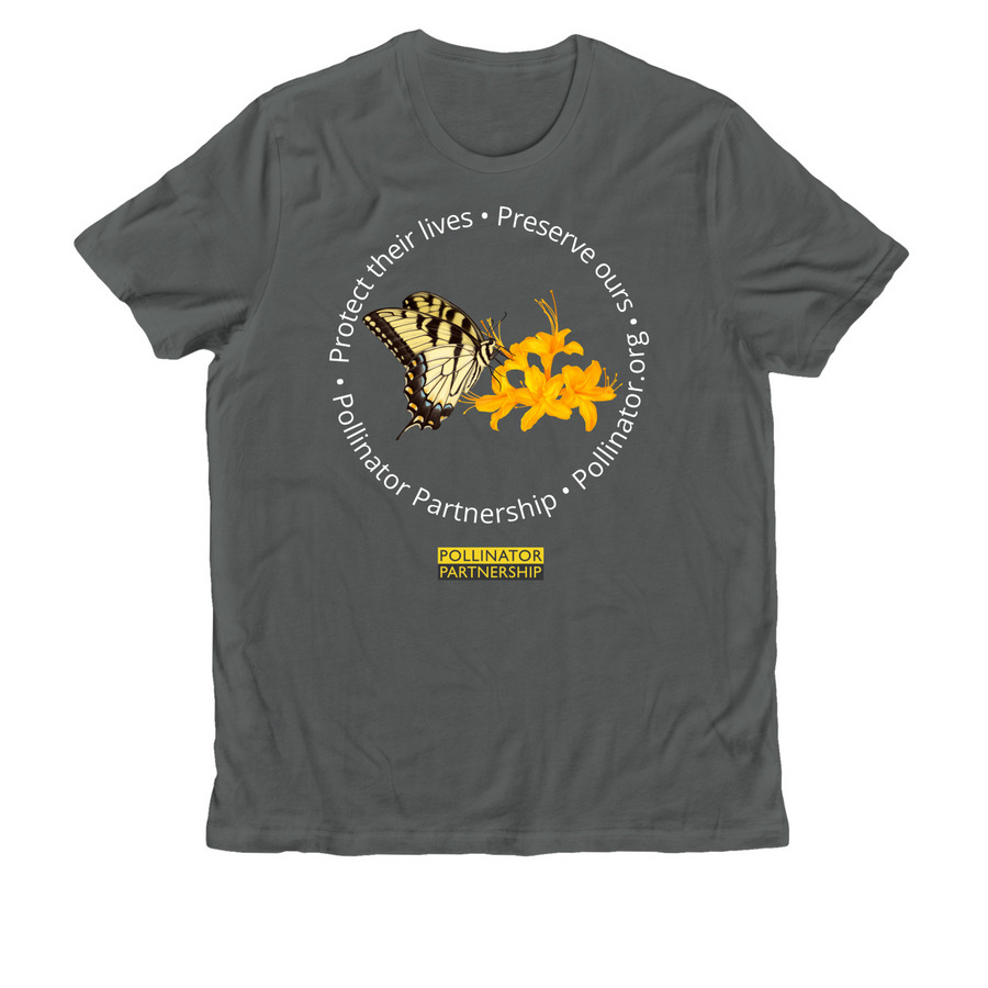 Swallowtail- Dark Color Shirts, a Terrain Grey Allmade Organic Cotton Unisex Tee