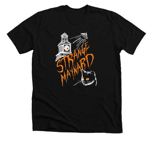 Strange Maynard 2024 Shirt, a Solid Black Blend Premium Unisex Tee