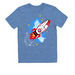 Blast off to School, a Azure Blue Allmade Youth Eco Triblend Tee