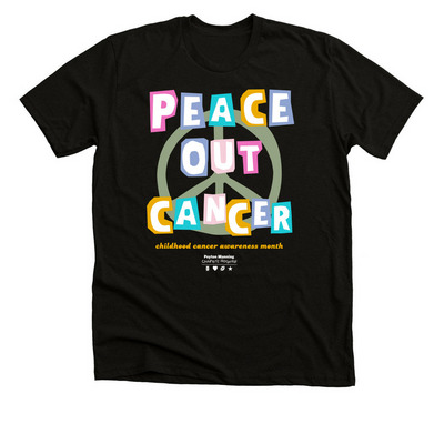 2026 Childhood Cancer Awareness Month, a Black Heather Premium Unisex Tee