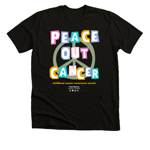 2026 Childhood Cancer Awareness Month, a Black Heather Premium Unisex Tee