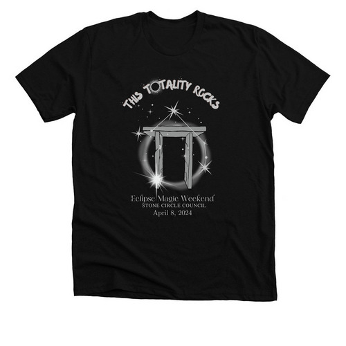 Totality Rocks, a Solid Black Blend Premium Unisex Tee