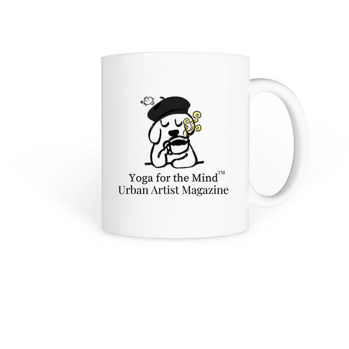 URBAN ARTIST MAGAZINE, a White Coffee Mug