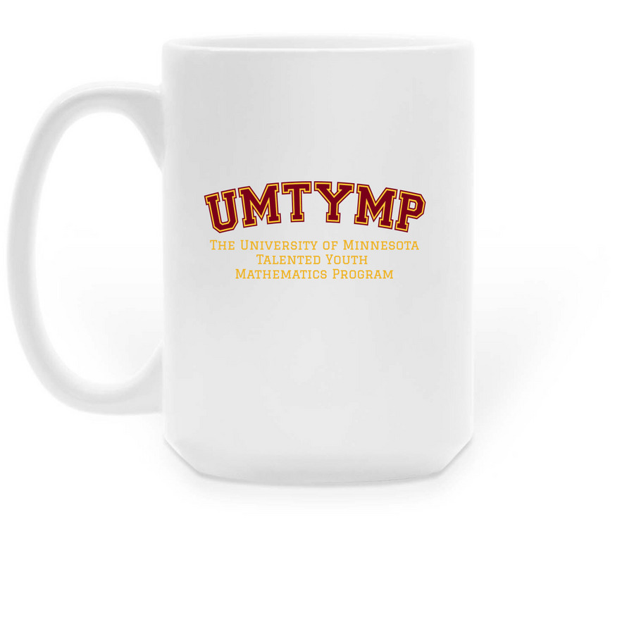 UMTYMP Mug, a White Large Coffee Mug (back-view)