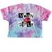 Mean Girls T-Shirt, a Cotton Candy Women's Tie Dye Cropped Tee (back-view)