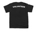 HHHS Volunteer, a Black Youth Unisex Tee (back-view)
