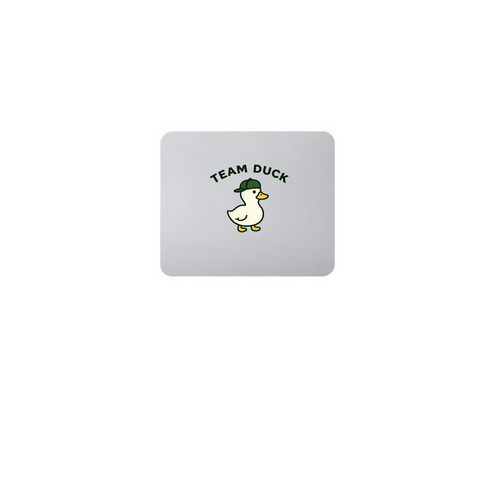 Team Duck Mouse Pad, a White Full Color Mouse Pad