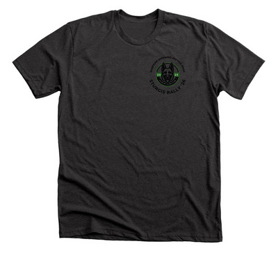STURGIS RALLY '26, a Dark Grey Heather Premium Unisex Tee