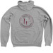 WOW merch, a Athletic Heather Zip Up Hoodie (back-view)