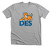 DES & Tiger, a Athletic Heather Premium Unisex Tee