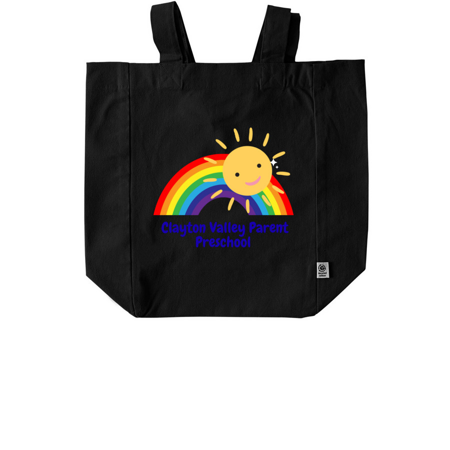 CVPP Tote, a Black Recycled Cotton Tote Bag