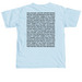 Trans Folks Deserve Better | BLACK TEXT, a Chambray Comfort Colors Unisex Tee (back-view)