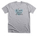 Blue Zebra Heart, a Athletic Heather Premium Unisex Tee