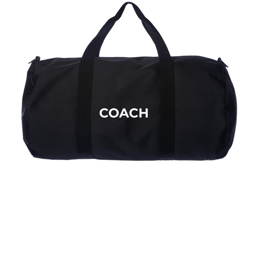 The Coach Duffel ? Game Changers Edition, a Black Day Tripper Duffel Bag (back-view)