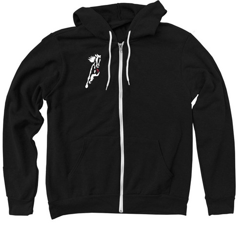 Wild Hearts Fall Merchandise, a Black Zip Up Hoodie
