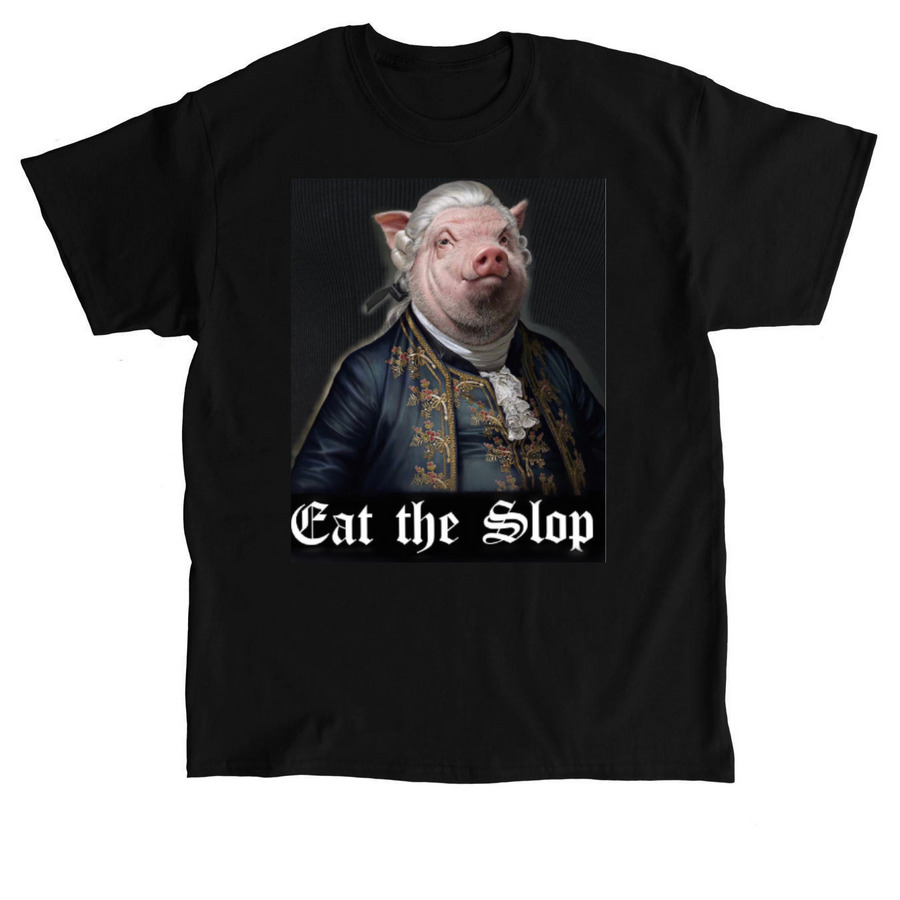 Eat The Slop T-Shirt, a Black Classic Unisex Tee